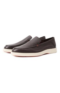 Кожаные лоферы Santoni