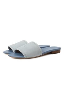 Замшевые шлепанцы Kiton