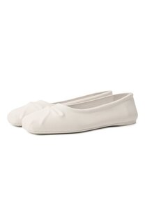 Кожаные балетки Little Bow Marni