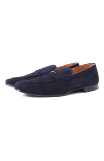 Замшевые лоферы Kiton