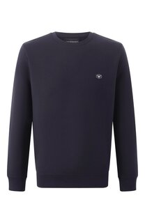 Хлопковый свитшот Emporio Armani