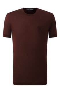Шелковая футболка Dolce & Gabbana