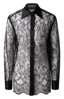 Блузка из вискозы и шелка Dolce & Gabbana