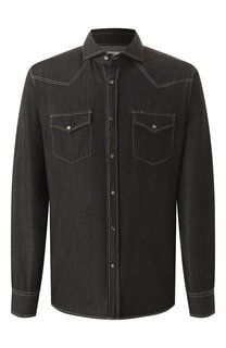 Джинсовая рубашка Brunello Cucinelli