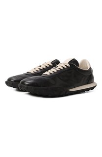 Кожаные кроссовки Moon Jil Sander