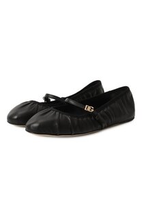 Кожаные балетки Odette Dolce & Gabbana