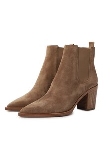 Замшевые ботильоны Romney 70 Gianvito Rossi