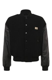 Комбинированный бомбер Dolce & Gabbana