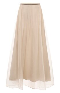 Шелковая юбка Brunello Cucinelli