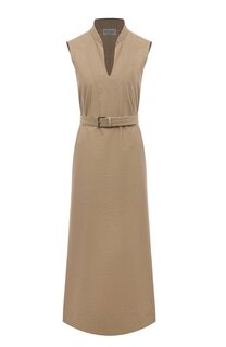 Хлопковое платье Brunello Cucinelli
