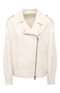 Куртка из хлопка и льна Brunello Cucinelli
