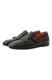 Кожаные монки Carlos Santoni
