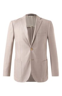 Пиджак из шерсти и шелка Corneliani