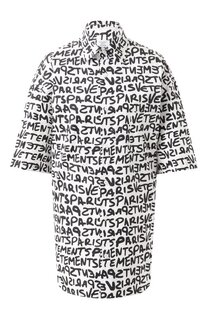 Хлопковая рубашка VETEMENTS