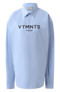 Хлопковая рубашка VTMNTS