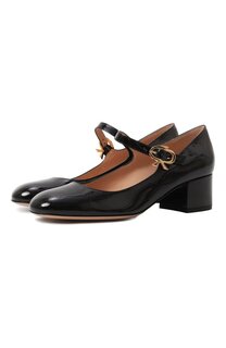 Кожаные туфли Mary Ribbon 45 Gianvito Rossi