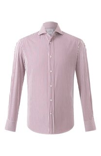 Хлопковая рубашка Brunello Cucinelli