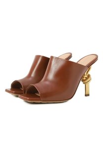 Кожаные мюли Knot Bottega Veneta