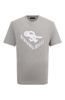 Хлопковая футболка Stefano Ricci