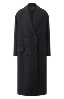 Пальто из вискозы и шерсти Dolce & Gabbana