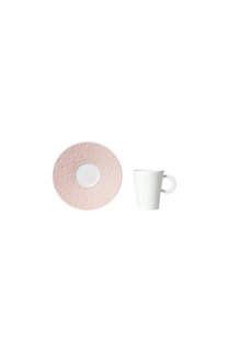 Чашка кофейная с блюдцем Ecume Rose Bernardaud