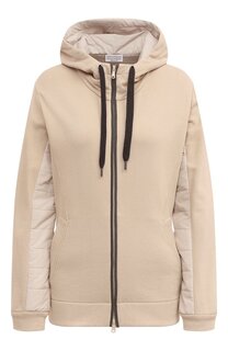 Комбинированная толстовка Brunello Cucinelli