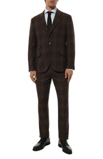 Костюм из шерсти и шелка Brunello Cucinelli