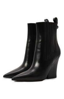 Кожаные ботильоны VLogo Lockette Valentino