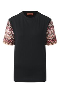 Футболка из хлопка и вискозы Missoni