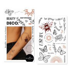Тату DECO. Набор переводных мини-тату by Miami tattoos (Muse)