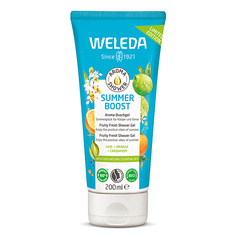 Гель для душа WELEDA Освежающий гель для душа Summer Boost с ароматом цитрусов и кардамона 200.0