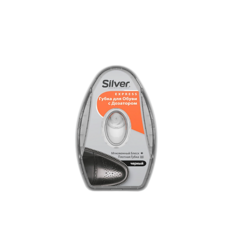 SILVER Губка для обуви с дозатором, чёрная