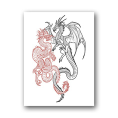 Тату TATTS Переводная тату 10*15см (для взрослых и детей)
