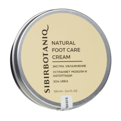 Крем для ног SIBIRBOTANIQ Натуральный крем для ног от мозолей и натоптышей, NATURAL FOOT CARE CREAM 100.0