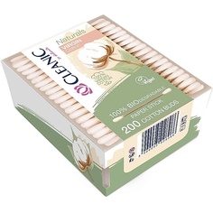 Ватные палочки CLEANIC Naturals Virgin Cotton Гигиенические ватные палочки 200.0