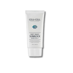 Солнцезащитный крем для лица CELLBYCELL Солнцезащитный крем-шелк Soft silky Sun Block SPF50+ PA+++ 50.0