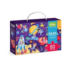 развивающая игрушка ELBASCO Пазл - виммельбух для детей на внимательность "В Космосе" 80 элементов 1.0 Elbasco