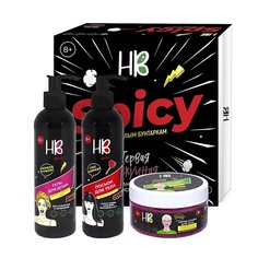 Набор средств для ухода за телом HOLY BEAUTY Гель для душа Shower Power!+лосьон для тела Chic happens+скраб Its a perfect slime time