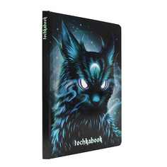 ТОЧКАБУК Блокнот в точку Мистический кот, формат А5, 128 страниц