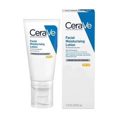 Солнцезащитный флюид для лица CERAVE Увлажняющий солнцезащитный флюид Facial Moisturising Lotion SPF 25 52.0