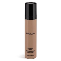 Крем-автозагар для лица и тела INGLOT Крем с эффектом загара AMC Face and body bronzing с мерцанием 100.0