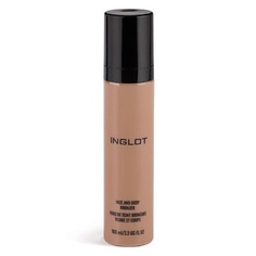 Крем-автозагар для лица и тела INGLOT Крем с эффектом загара AMC Face and body bronzing с мерцанием 100.0