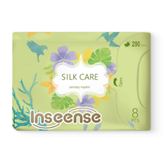 Прокладки гигиенические INSEENSE Прокладки женские гигиенические ночные Silk Care 8.0