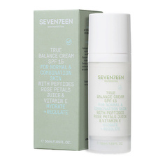SEVENTEEN SEVEN7EEN Крем для лица увлажняющий для нормальной и комбинированной кожи SPF15 True Balance Cream Seventeen.