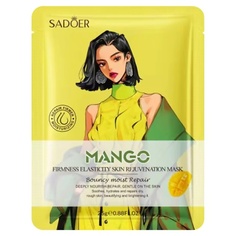 Маска для лица SADOER Маска для восстановления упругости и эластичности кожи с экстр. манго