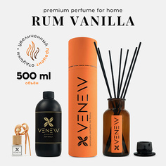 Аромадиффузор VENEW Диффузор ароматизатор для дома парфюм RUM VANILLA 1.0