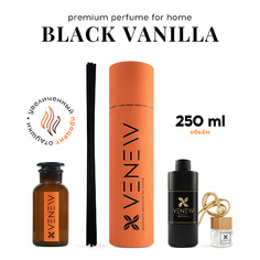 Аромадиффузор VENEW Диффузор ароматизатор для дома парфюм Black vanilla 1.0