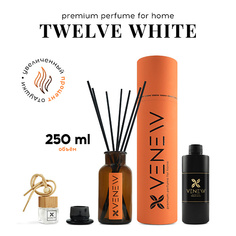 Аромадиффузор VENEW Диффузор ароматизатор для дома парфюм Twelve white 1.0
