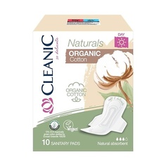 Прокладки гигиенические CLEANIC Naturals Organic Cotton Гигиенические прокладки день 10.0