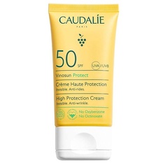 Солнцезащитный крем для лица CAUDALIE СAUDALIE Крем для лица Солнцезащитный SPF 50 Vinosun Protect